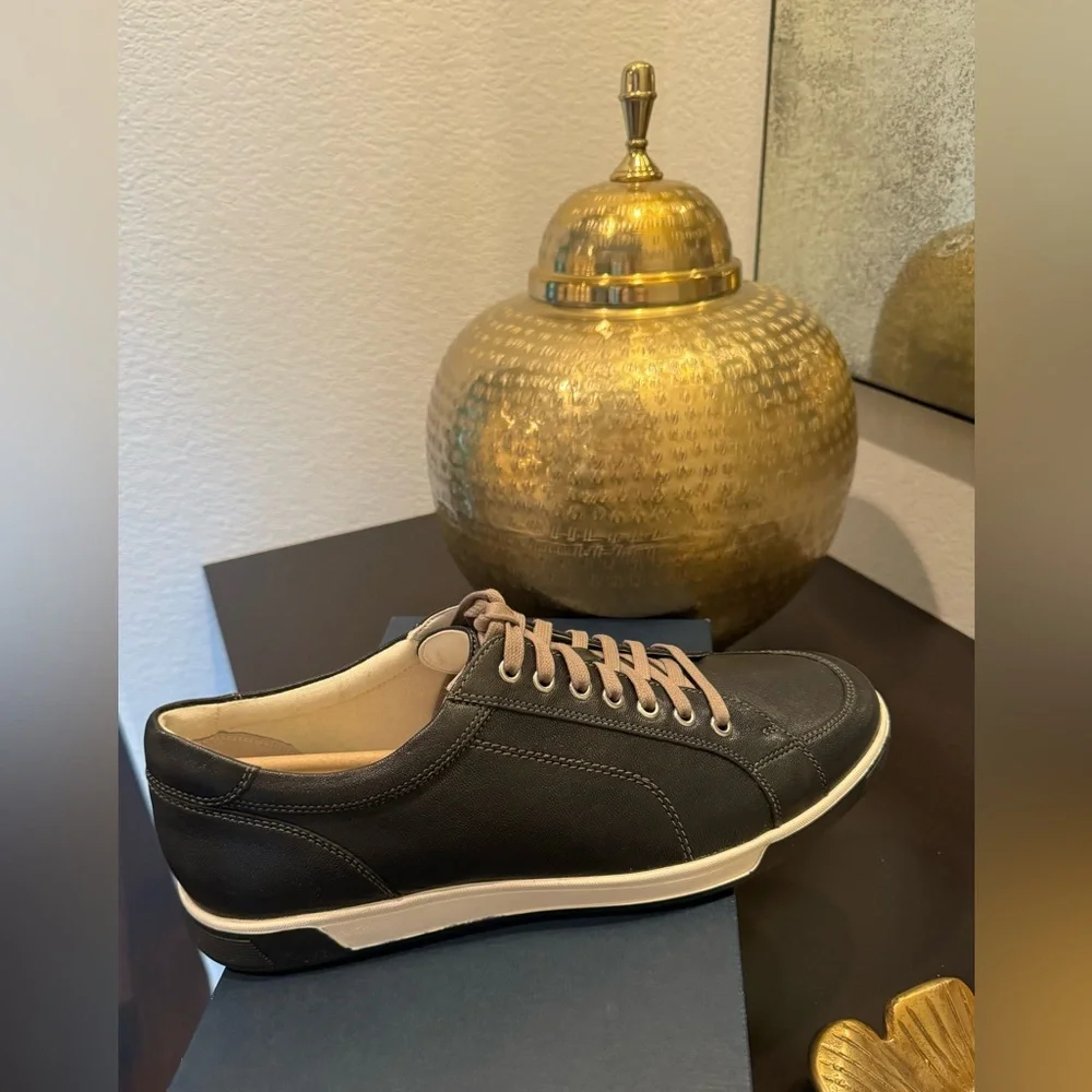 Cole Haan “New” Quincy Sport OX II men’s black leather lining/insole sneaker - Picture 5 of 10